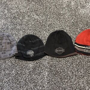 Harley-Davidson Black, gray, and orange Beanie Collection men’s (fit small)